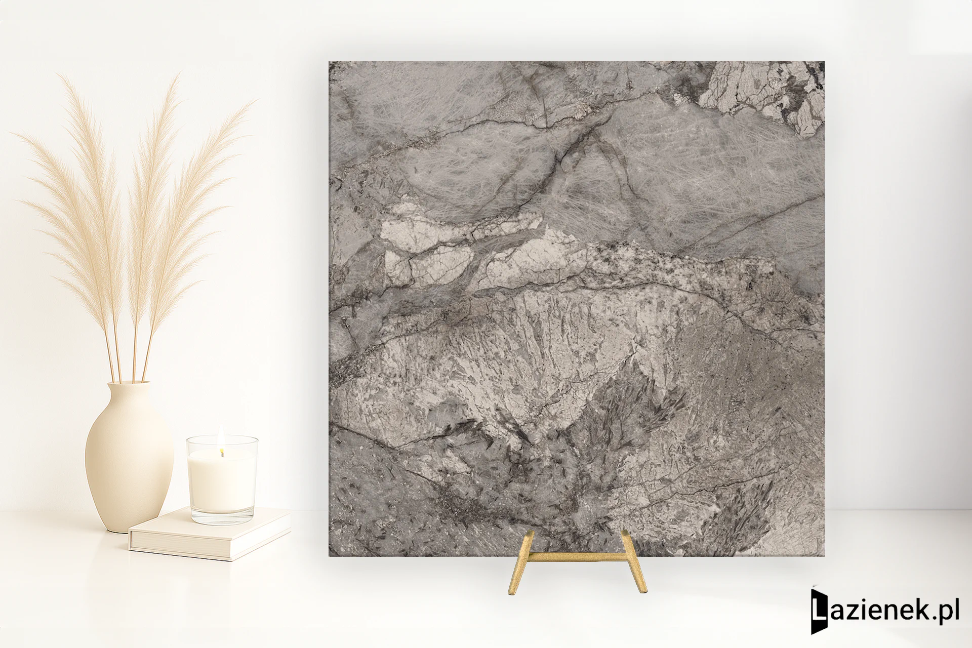 La Fabbrica Ava Gemstone Grey matowa 60x60 cm gr. 9 mm - płytka rektyfikowana / (L)179005